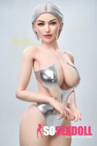 Futuristic Silver Fantasy Silicone Sex Doll
