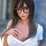 160cm 5ft2 Leopard Print Sexy Love Dolls Glasses Cute Realistic Dolls C Cup