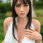 160cm 5ft2 White Dress Outdoor Love Dolls Elegant Realistic TPE Dolls C Cup