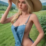 Busty Blonde Playful Country Girl Sex Doll