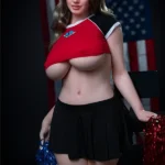 Curvy American Cheerleader Babe Sex Doll