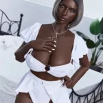 Ebony Cutie Elegant Curves Silicone Sex Doll