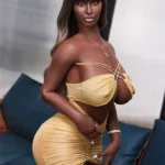 Exotic Ebony Beauty Silicone Sex Love Doll