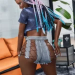Exotic Ebony Curvy Babe Silicone Sex Doll