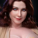 Romantic Lady with Rose Silicone Sex Doll
