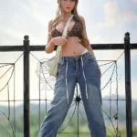 161cm 5ft3 Big Breasted Realistic Sex Dolls Casual Summer Outfit Dolls F Cup