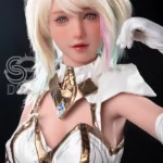 161cm 5ft3 Blonde Fantasy Warrior Sex Dolls Cosplay Armor Love Dolls F Cup