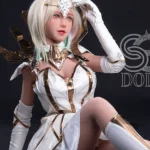 161cm 5ft3 Blonde Fantasy Warrior Sex Dolls Cosplay Armor Love Dolls F Cup