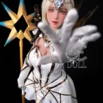 161cm 5ft3 Blonde Fantasy Warrior Sex Dolls Cosplay Armor Love Dolls F Cup