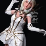 161cm 5ft3 Blonde Fantasy Warrior Sex Dolls Cosplay Armor Love Dolls F Cup