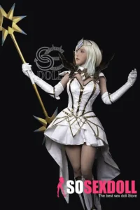 161cm 5ft3 Blonde Fantasy Warrior Sex Dolls Cosplay Armor Love Dolls F Cup
