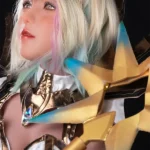 161cm 5ft3 Blonde Fantasy Warrior Sex Dolls Cosplay Armor Love Dolls F Cup