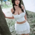 161cm 5ft3 Braided Pigtails Cute Love Dolls Fantasy Adult Love Dolls F Cup