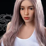 161cm 5ft3 Casual Jeans Style Sex Dolls White Crop Top Realistic Dolls G Cup