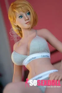 161cm 5ft3 Casual Underwear Sex Dolls Blonde Sporty Love Dolls F Cup