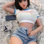 161cm 5ft3 Curvy Body Cute Sexy Sex Dolls Realistic Brunette Fantasy Dolls F Cup