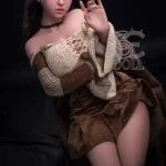 161cm 5ft3 Curvy Knitted Top Sex Dolls Seductive Cozy Style Dolls F Cup