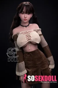 161cm 5ft3 Curvy Knitted Top Sex Dolls Seductive Cozy Style Dolls F Cup