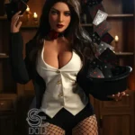 161cm 5ft3 Dark Big Breasted Sexy Sex Dolls Fantasy Adult Love Dolls F Cup