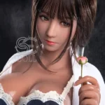 161 cm 5 fot 3 Elegant Soveromspositur Sexdukker Bystete Realistiske Kjærlighetsdukker F-Cup