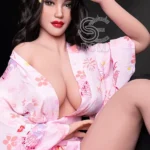 161cm 5ft3 Japanese Style Fantasy Sex Dolls Asian Elegant Kimono Dolls F Cup