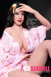 161cm 5ft3 Japanese Style Fantasy Sex Dolls Asian Elegant Kimono Dolls F Cup
