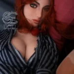 161cm 5ft3 Red Haired Seductive Sex Dolls Fantasy Adult Love Dolls F Cup