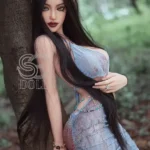 161cm 5ft3 Sexy Dress Large Breasted Sex Dolls Seductive Cozy Style Dolls F Cup