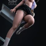 161cm 5ft3 Short Hair Realistic Young Sex Dolls Cute Anime Style Dolls F Cup