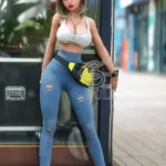 161cm 5ft3 Tight Top Realistic Love Dolls Blonde Busty Sexy Dolls F Cup