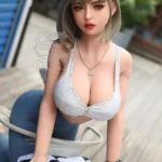 161cm 5ft3 Tight Top Realistic Love Dolls Blonde Busty Sexy Dolls F Cup