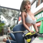 161cm 5ft3 Tight Top Realistic Love Dolls Blonde Busty Sexy Dolls F Cup