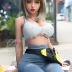 161cm 5ft3 Tight Top Realistic Love Dolls Blonde Busty Sexy Dolls F Cup