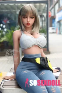 161cm 5ft3 Tight Top Realistic Love Dolls Blonde Busty Sexy Dolls F Cup
