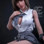 161cm 5ft3 Uniform Skirt Big Breasted Sex Dolls Busty Realistic Love Dolls F Cup