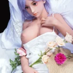 161cm 5ft3 White Camisole Dress Sex Dolls Elegant Realistic TPE Dolls F Cup