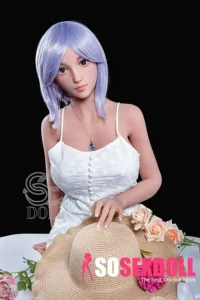 161cm 5ft3 White Camisole Dress Sex Dolls Elegant Realistic TPE Dolls F Cup