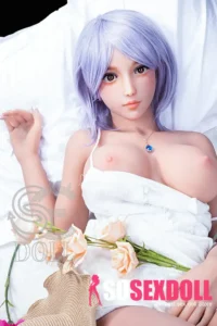 161cm 5ft3 White Camisole Dress Sex Dolls Elegant Realistic TPE Dolls F Cup