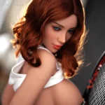 161cm 5ft3 White Vest Big Breasted Sex Dolls Fantasy Adult Love Dolls F Cup
