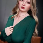 Elegant Blonde Secretary Silicone Sex Doll