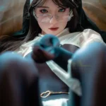 Elegant Holy Nun Style Silicone Sex Doll