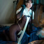 Elegant Holy Nun Style Silicone Sex Doll
