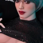 163cm 5ft4 Black Lace Hooded Sex Dolls Seductive Cozy Style Dolls E Cup