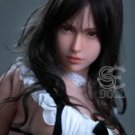 163cm 5ft4 Black Maid Outfit Sexy Sex Dolls Realistic Romantic Dolls E Cup