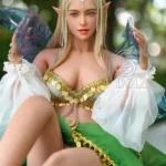 163cm 5ft4 Green Elf Costume Sex Dolls Realistic Big Breast Sex Dolls E Cup