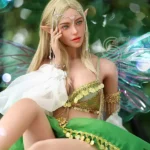 163cm 5ft4 Green Elf Costume Sex Dolls Realistic Big Breast Sex Dolls E Cup