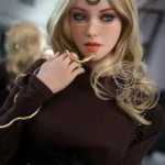 163cm 5ft4 Lifelike Fantasy Blonde Sex Dolls Realistic Cosplay Style Love Dolls E Cup