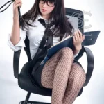 163cm 5ft4 Lifelike Secretary Sexy Dolls Realistic Business Outfit Dolls E Cup