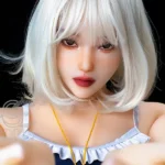 163cm 5ft4 Navy Blue Lingerie Love Dolls Blonde Short Hair Sex Dolls E Cup
