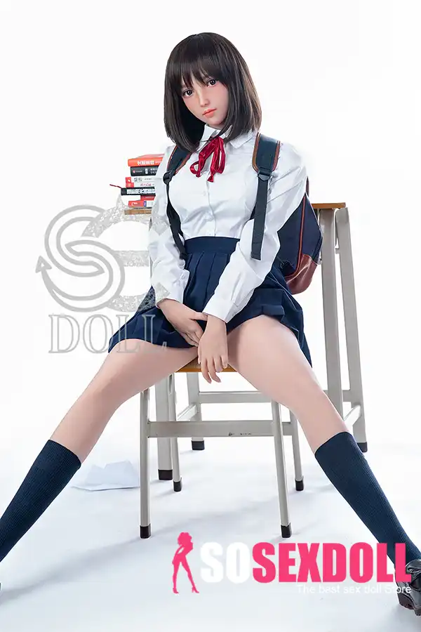 163cm 5ft4 School Uniform Love Dolls Innocent Student Sex Dolls E Cup